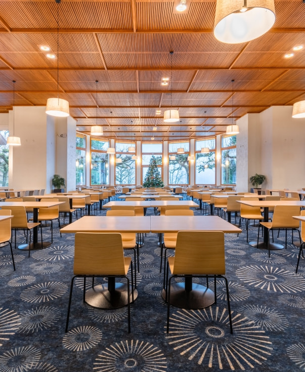 Four Seasons Caux Switzerland Dining Hall